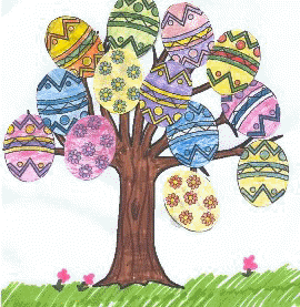 easter egg tree craft