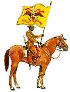 Scout on Horse with Flag