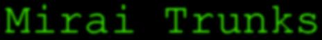 Mirai Trunks