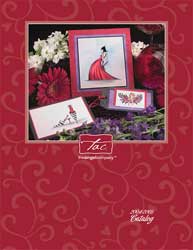 The Angel Company 2004-2005 Catalog of unmounted and mounted rubber stamps and scrapbooking supplies.