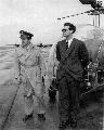 With deposed King Michael of Romania at Wright-Patterson AFB, circa 1949-50. From General Ascani's private collection