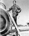 Colonel Fred J Ascani (now retired Major General Fred J Ascani, with F-86 Sabre. Photo courtesy AFFTC