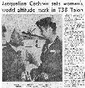 Article from the Antelope Valley Ledger Gasette (Tuesday, October 17, 1961). Courtesay AFFTC/HO