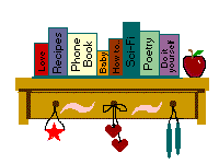 image of a bookshelf