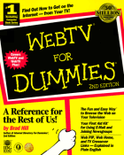 image of webtv for dummies book
