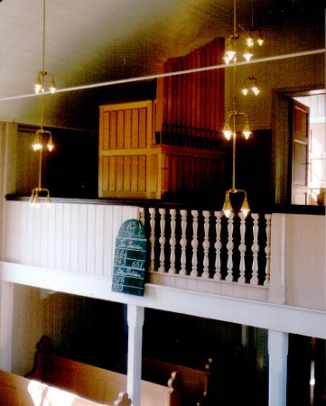 Nytt orgel i Helgen kirke    
 The new organ in Helgen church.
