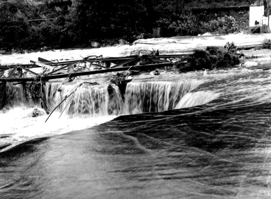 1955 Winsted Mad River flood following hurricanes Connie and Diane