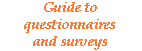 Guide to surveys