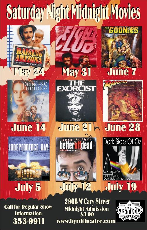 Midnight Movies 5/24-6/19/03