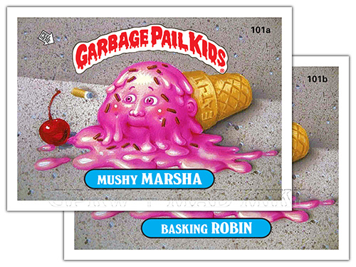 120b Jelly KELLY Hoarding 1987 UK Garbage Pail Kids 3rd Series Card 