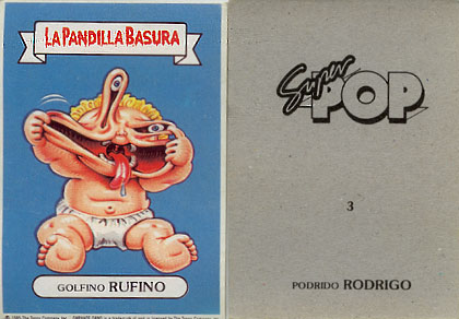 Sealed La Pandilla Basura Boleto/Card Spain Garbage Pail Kids 1 
