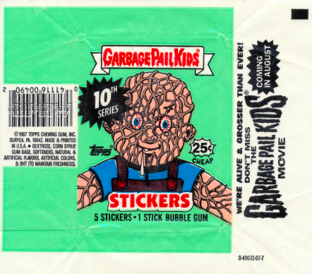 Garbage Pail Kids GPK Original Series 10 #408b Rat-Sucker Randall MINT