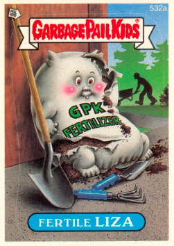 1988 garbage pail kids Original Series 13 Over Etan 518b 