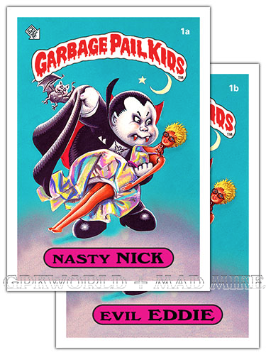Garbage Pail Kids #1 NASTY NICK Painted Mini Figure Mint OOP 