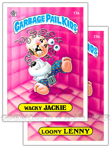 Garbage Pail Kids Chrome Series 1 Pencil Art Base Card 10b GEEKY GARY 