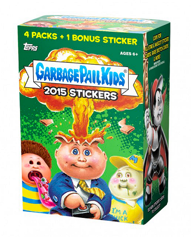 2015 GARBAGE PAIL KIDS SERIES 1 COMPLETE BASE SET 132 CARDS A/B EMPTY WRAPPER 