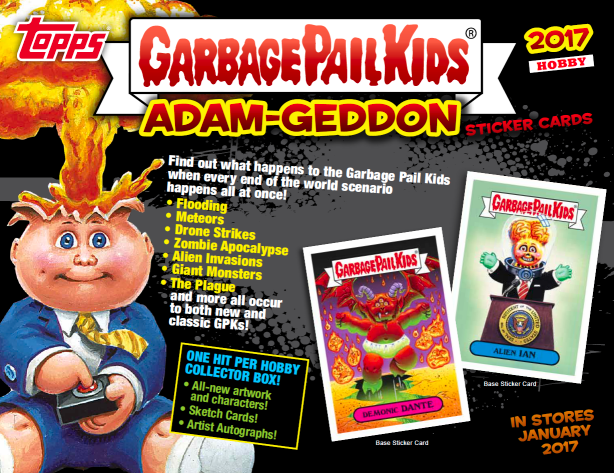2017 Topps Garbage Pail Kids Series 1 Adam-Geddon #6b DEHYDRATE TED 