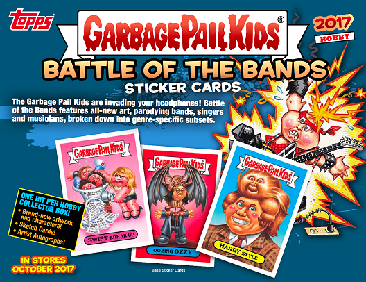 2017 GARBAGE PAIL KIDS BATTLE OF THE BANDS LEAD ZEP 1a GPK  BOTB TOPPS NM 