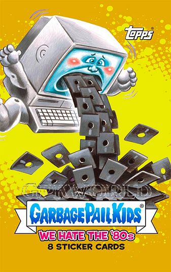 Garbage Pail Kids Topps 2018 Sticker We Hate The ‘80s Cartoons Short Kate 7b 