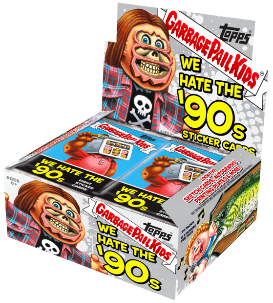 GARBAGE PAIL KIDS WE HATE THE 90s 2019 WACKY-PAILS COMPLETE 20-CARD SET WRAPPER 