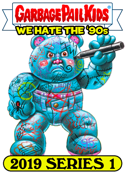 2019 GPK Garbage Pail Kids We Hate the '90s Toys Parallel Singles Blue /99 