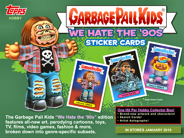 Details about   NEW 2019 Topps Garbage Pail Kids GPK x NYC Dan Contois SKETCH CARD Bill Ding 