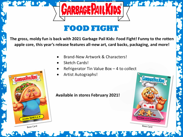 2021 Topps GARBAGE PAIL KIDS Series 1 Food Fight Complete Base Set 200 Wrapper