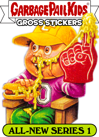 Garbage Pail Kids New Series 3 Topps Sticker 141b Dizzy Devin 