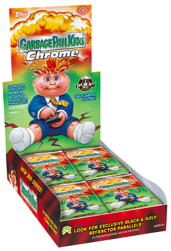 3 Available garbage pail kids chrome 3 Complete Base Set & All New Set