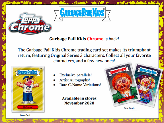 Garbage Pail Kids Chrome Series 3 Atomic Refractor Cards You Pick 