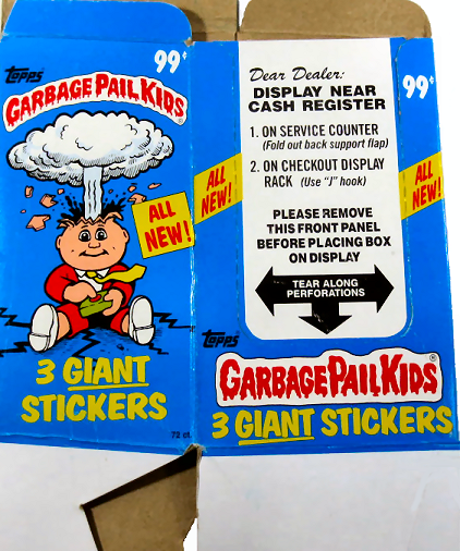 15 CARDS MINT 1986 GARBAGE PAIL KIDS GIANT STICKERS SERIES 2 COMPLETE SET 