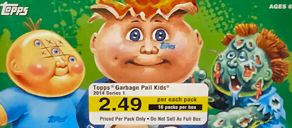 Garbage Pail Kids 2014 Series 1 #52b Barry Barber Metallic Red Parallel Mint 