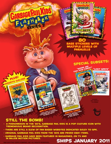 Garbage Pail Kids Flashback Series 2 Complete Set 160 Cards 2011 
