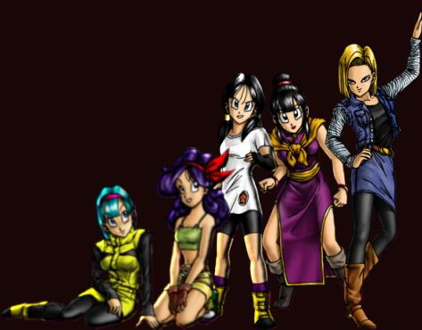 all of the DBZ babes