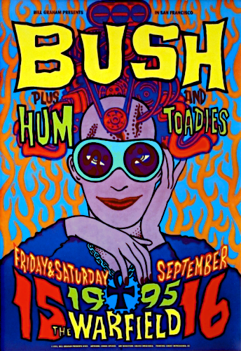 HUM Chuck Sperry concert poster art