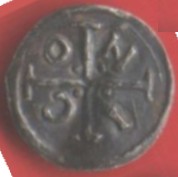 John Counterfeit Farthing, moneyer Nicolas in Dublin