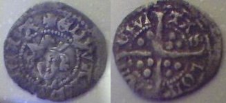 Edward II Farthing London - 30b variant