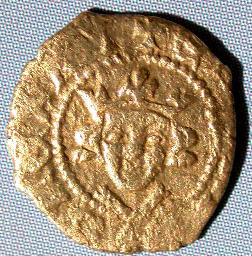 Edward II Farthing London - 30h variant