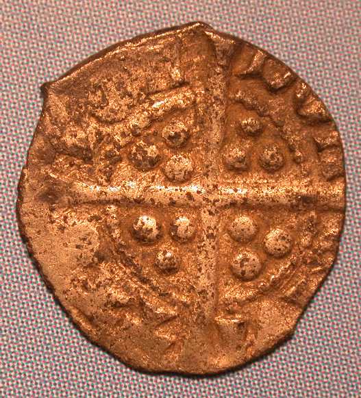 Edward II Farthing London - 30l variant 2