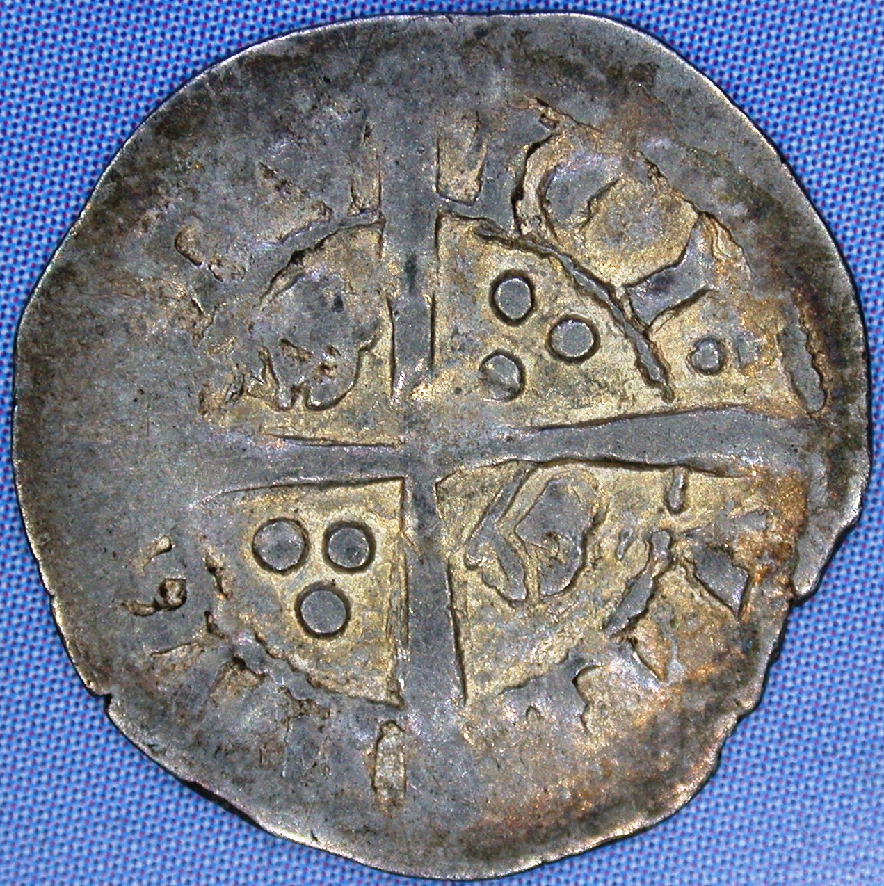 Edward III Farthing Berwick - 9c reverse