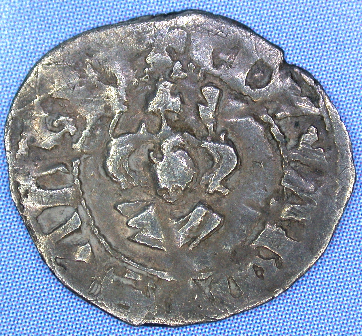 Edward III Farthing Berwick - 9c obverse