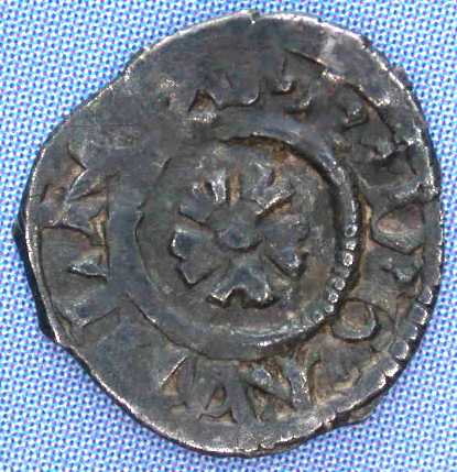 image of a medieval hammered farthing