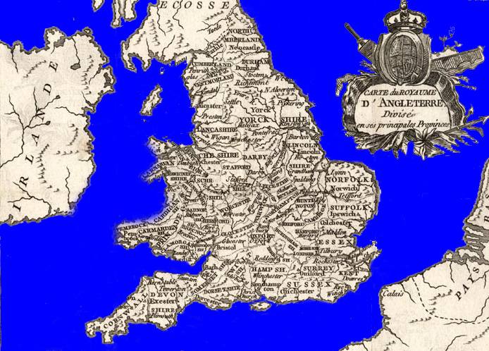 Map of England