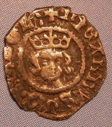 Richard II Farthing - 1b with neck