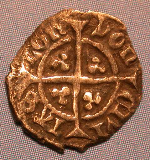 Richard II Farthing - 1b with

neck