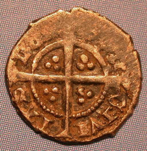 Richard II Farthing - 1m with

neck