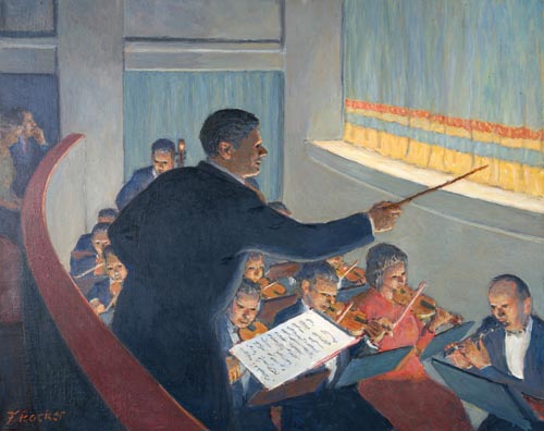 Conducting
the Orchestra at the Opera