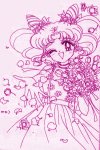 Chibiusa at Usagi's wedding, sorta