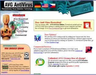 AVGrisoft download page view and link 