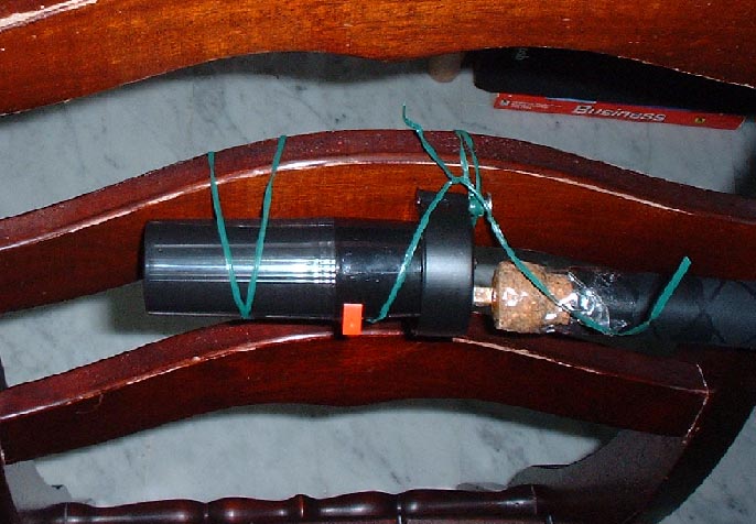 A make-do drying motor.
